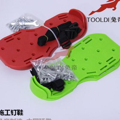 定做自流平水泥环氧pvc塑胶地板施工钉鞋钉长28mm40mm绿色28mm钉