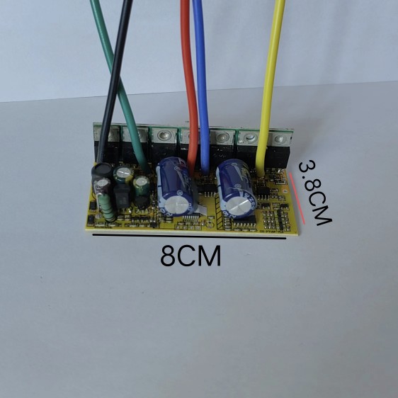 直流无刷潜水泵控制器 48V60V72V无刷水泵电路板电动车水泵主机板