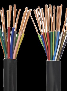 KVVR控制线RVV多芯信号电缆6 7 8 10 12 14 16芯0.3 0.5 0.75平方