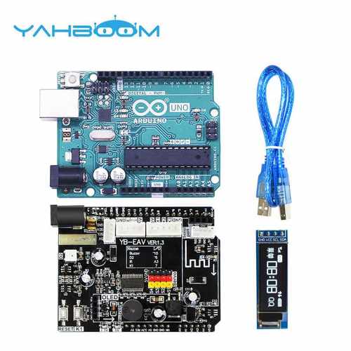 Adu3ino UNO控制器单片机展开发板扩板套件R r原装进口英文版