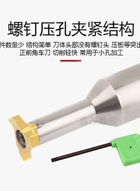 三刃T型槽旋风铣刀杆327-16B25EC-08/35EC-09/42EC-12/12B21EC-06