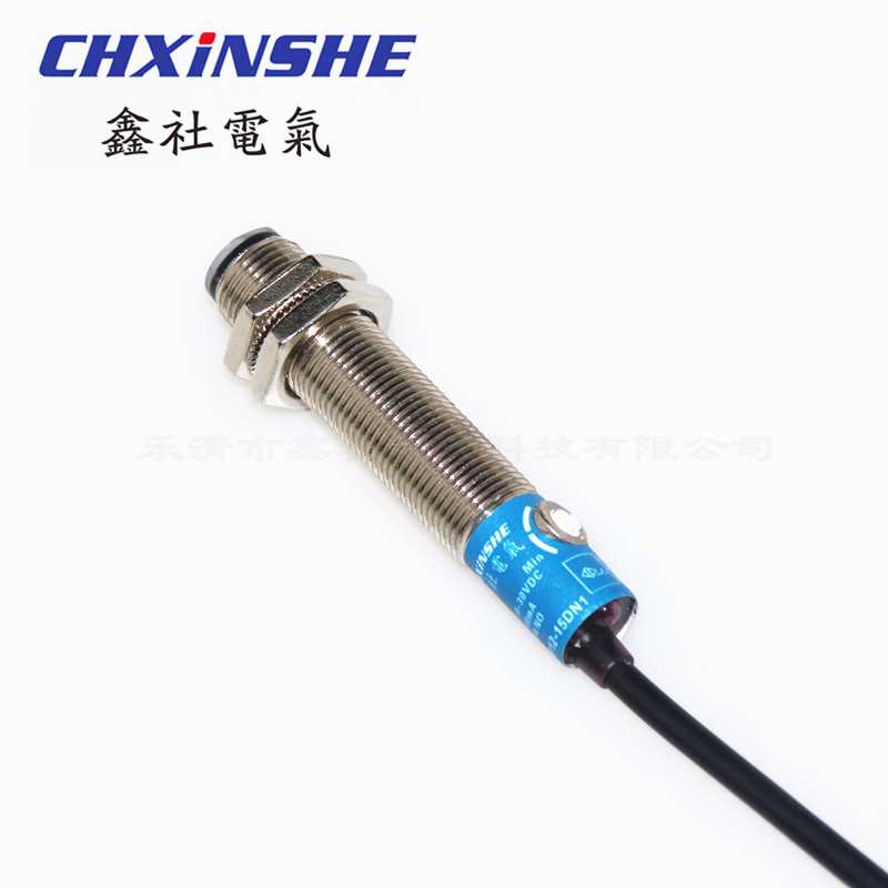 M12光电开漫射型关光反电传器可调GP12-15D感N1 15DP E3F1-DS10C1