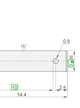 带肩铰链销HCMG HCLGN3 4 5 6-10 12 14 15 16 18 20开口销固定型