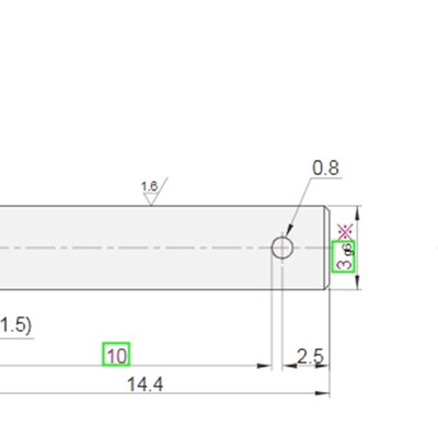 带肩铰链销HCMG HCLGN3 4 5 6-10 12 14 15 16 18 20开口销固定型
