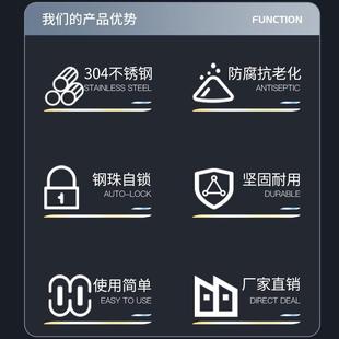 304喷塑不锈钢扎带5mm黑色金属扎带桥架束线带标牌电缆扎丝