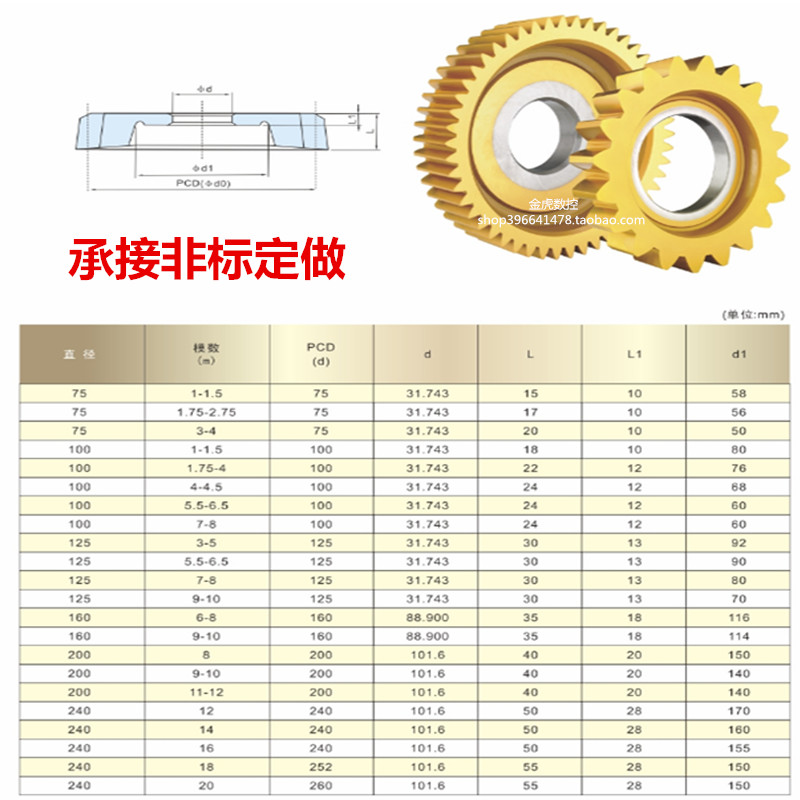 A级碗型插齿刀直径75 m0.8 m1 m2 m3E m4~m5 压力角20高速钢654