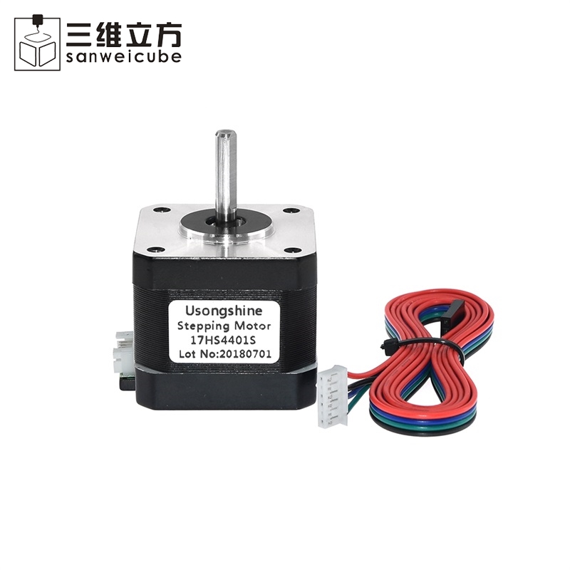 两相混合式42步进马达 NEMA17 17HS4401S 3D印表机驱动电机