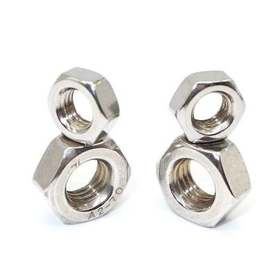 201不锈钢M8六角螺母M4螺丝螺母M5螺帽M6不锈钢螺丝帽厂家