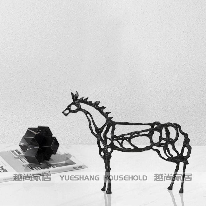 马匹雕塑软装饰品后现代欧式 样板房间新中式摆件金属铸铁摆件,农机/农具/农膜,播种栽苗器/地膜机,淘宝优惠券,粉丝福利购,淘宝优惠卷