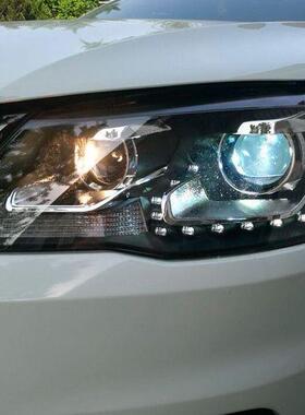 专用于新宝来大灯总成13-15款改装LED日行灯双光透镜氙气大灯