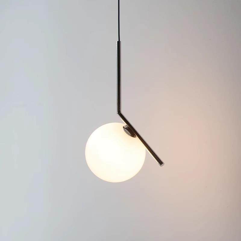 圆球长线吊灯北欧简约卧室床头餐厅吧台意式轻奢玻璃灯具,鲜花速递/花卉仿真/绿植园艺,割草机/草坪机,淘宝优惠券,粉丝福利购,淘宝优惠卷