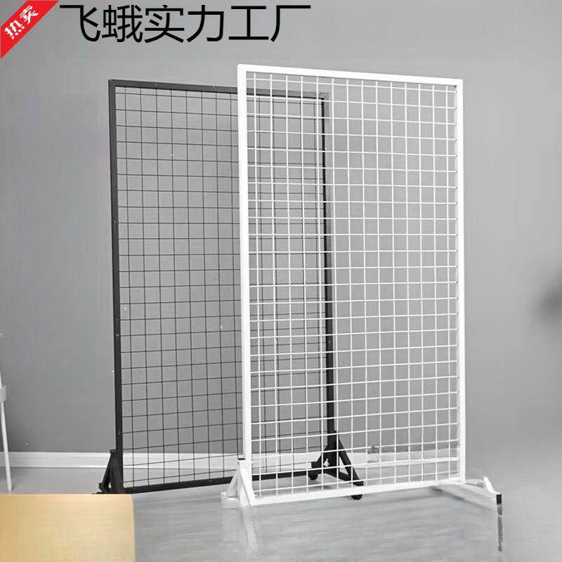 铁艺网格网架落地移动货架立式幼儿园作品展示架铁丝网收纳置物zb,农机/农具/农膜,播种栽苗器/地膜机,淘宝优惠券,粉丝福利购,淘宝优惠卷