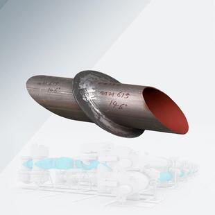 止水翼环防水套管刚性柔性A/B型给排水厂纯标厚度斜口112度角L300