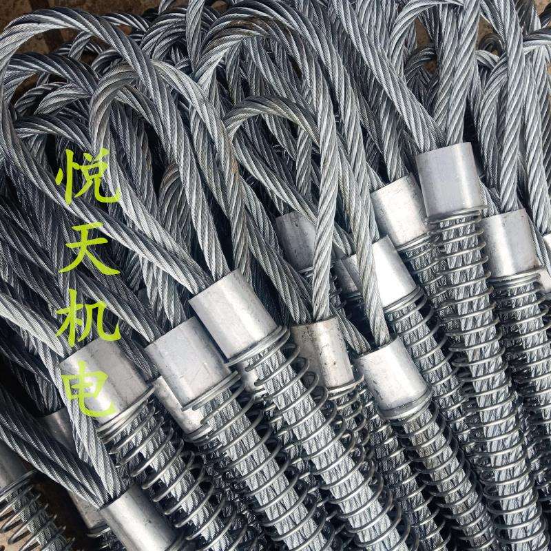 镀锌钢丝304钢丝绳高压防爆拉索链加粗油管保护绳软管护套56810mm