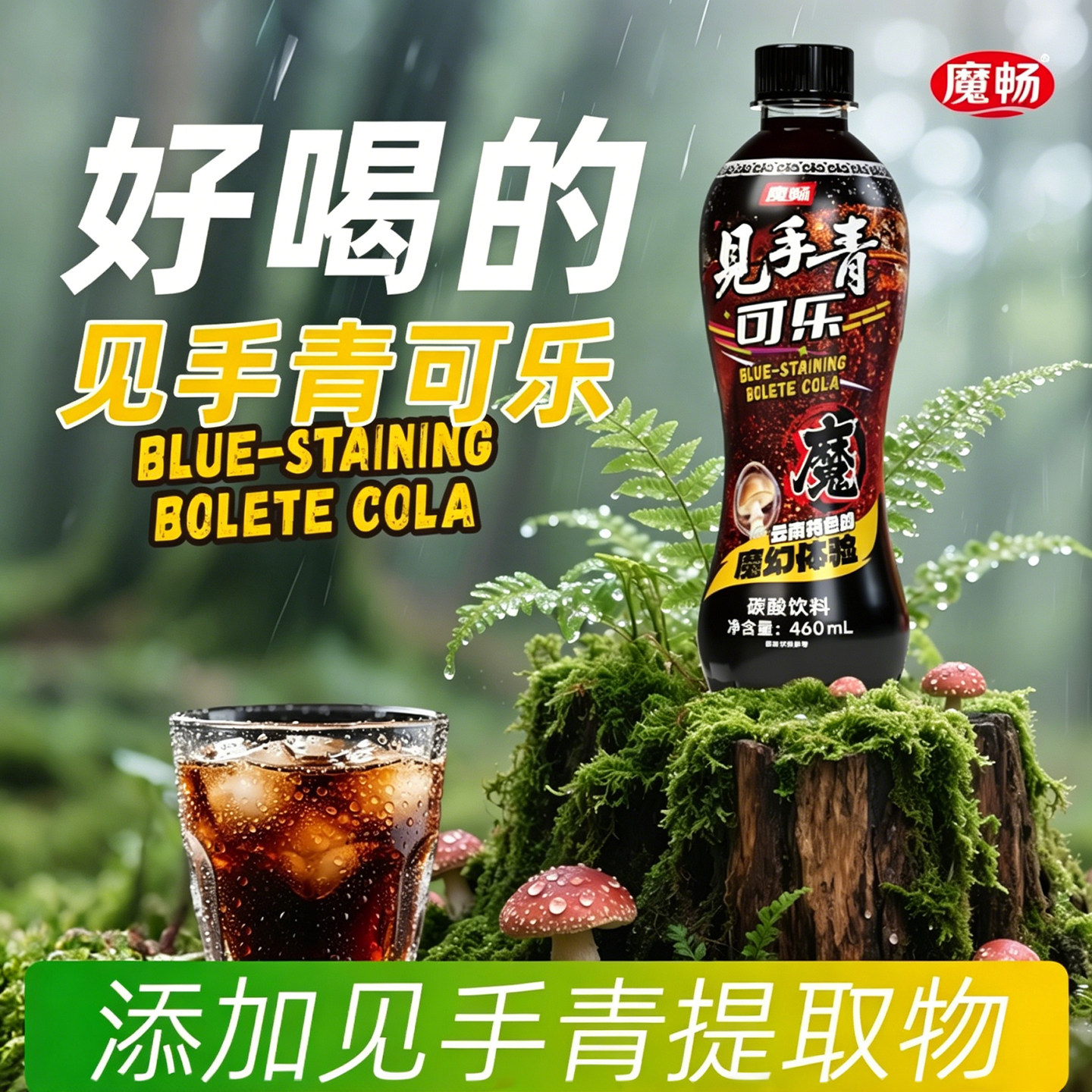 见手青可乐云南风味可乐饮料碳酸汽水特色碳酸网红饮料饮品爆款