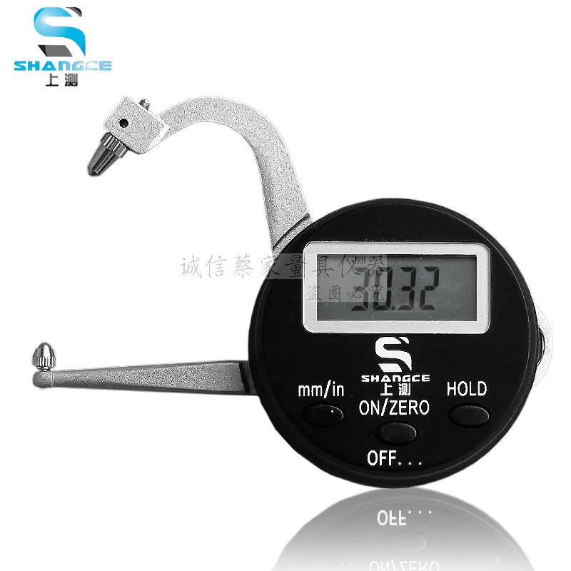 极速新品上测高精度数显测厚仪r0-25.4mm镜片卡钳W钢板钢管壁厚卡