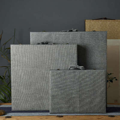 超大长方形正方形挂画礼盒包装盒瓷板画锦盒画框盒油画装饰画礼盒