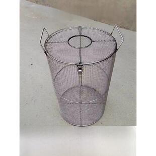 强化304水泵防护罩不锈钢过滤器防脏水泵防护罩水池潜水泵防护罩