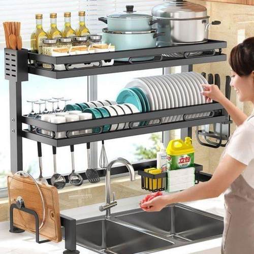 多功能架水池碗盘洗碗上台面架放碗碟收纳架沥水架厨房水槽置物架