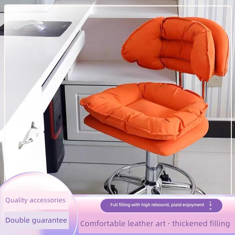 美容凳子理发店升降椅旋转滑轮大工凳化妆美甲美发转椅美容院专用