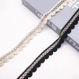 2公分金丝镂空织带小边装饰沙发抱枕立边辅料窗帘花边diy服装材料