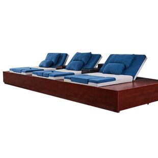 足浴炕床足疗按摩床足疗通铺足浴沙发采耳洗浴中心大厅沙发休息床