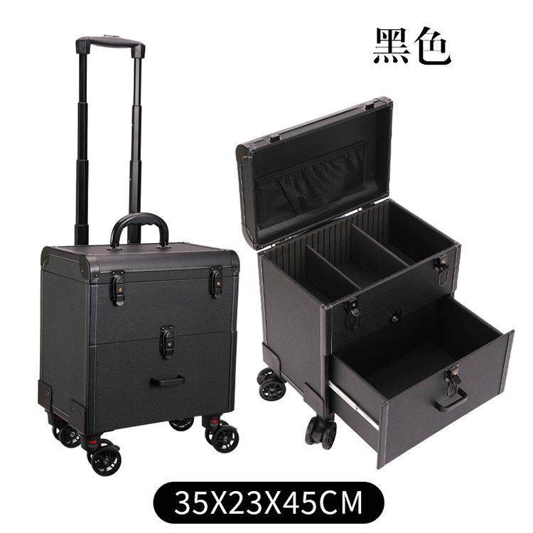 新款美容院纹绣工具箱移动上门美容洗脸化妆文身沐足拉杆美睫箱子