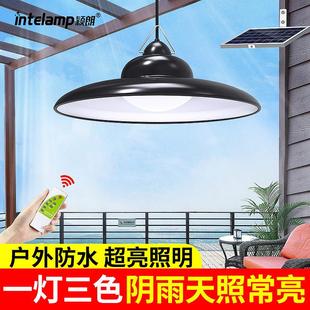2025新款太阳能照明灯户外防水庭院家用挂灯花园超亮led室外吊灯