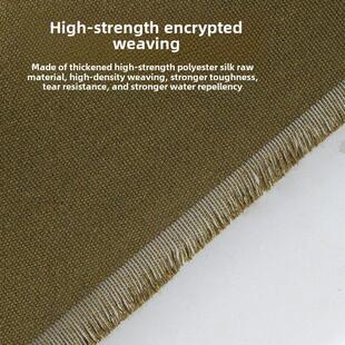 户外室外加厚防雨布军黄色大化有机硅帆布防水布防晒隔热遮阳篷布