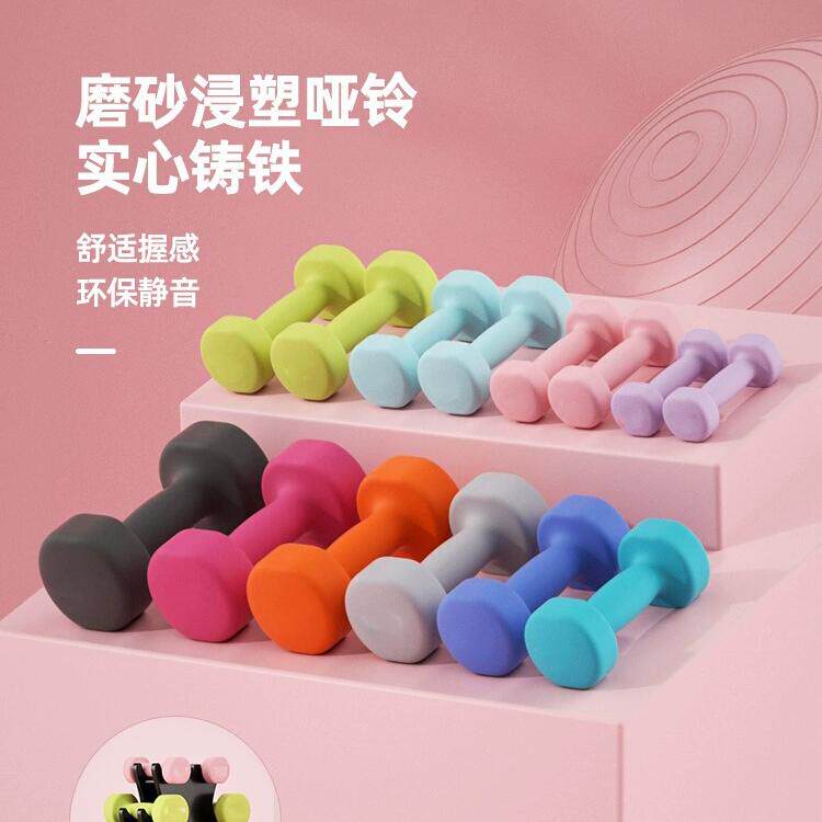 健跃斯铸铁实心哑铃锻炼力量训练