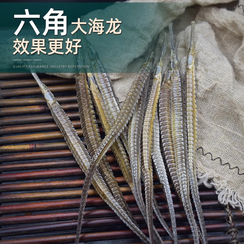 海龙干货8条海龙中药材正品大海龙海龙公母新货六角海龙干泡酒