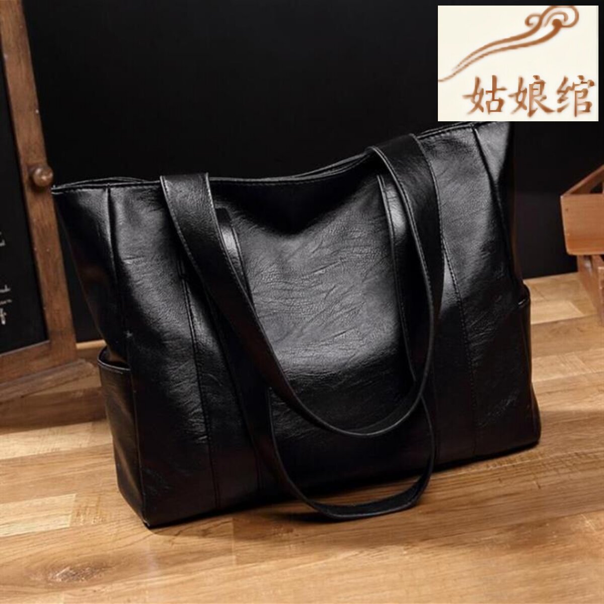 潮牌韩版大容量软皮包新款时尚真皮大包手提单肩托特羊皮女包包