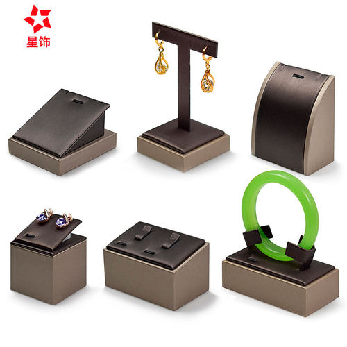 复古棕色珠宝展示道具首饰展示架