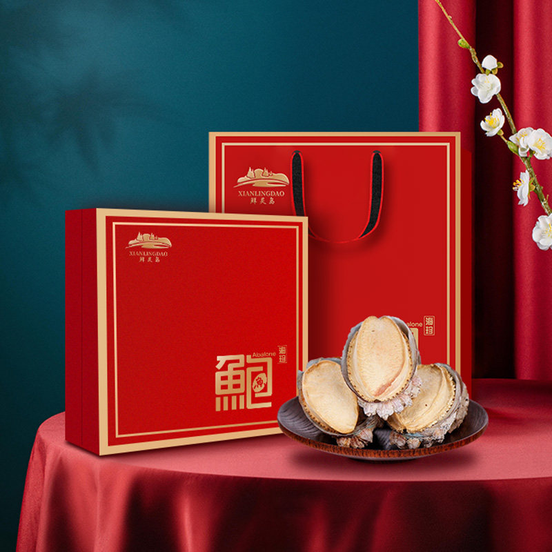 节日团购鲜灵岛干鲍鱼120g礼盒