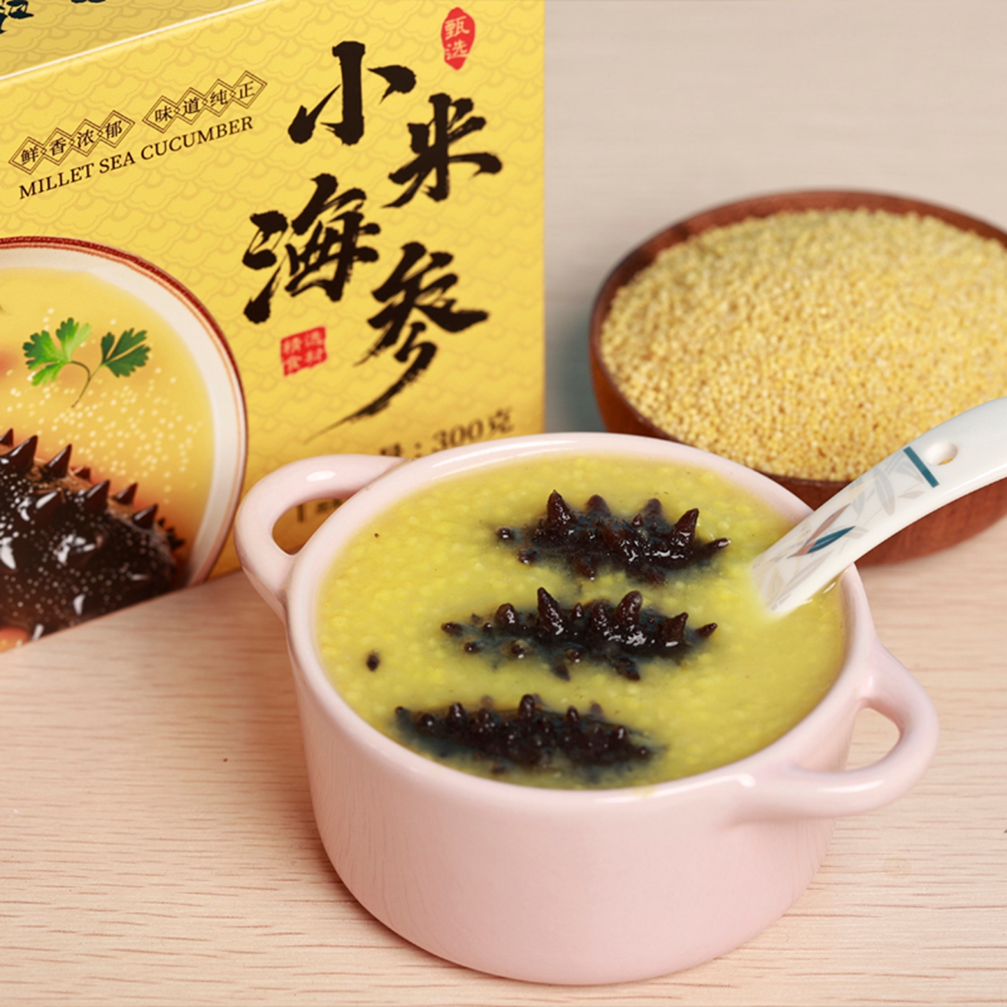 小米海参粥加热即食营养早餐晚餐