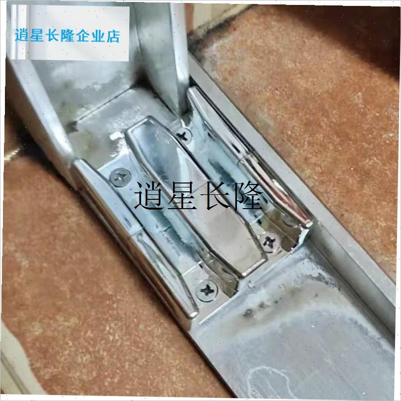 l淋浴房配件浴室移门限位器移门滑块玻璃L门止摆器玻璃门定位器特