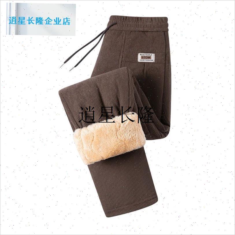 l中老年人加厚f保暖加绒裤女外穿冬季奶奶棉裤长裤休闲松紧妈妈裤