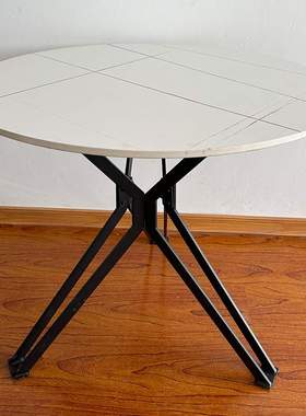 简易餐桌75*73办公接待小号茶几出租屋家用卧室客厅阳台折叠角几