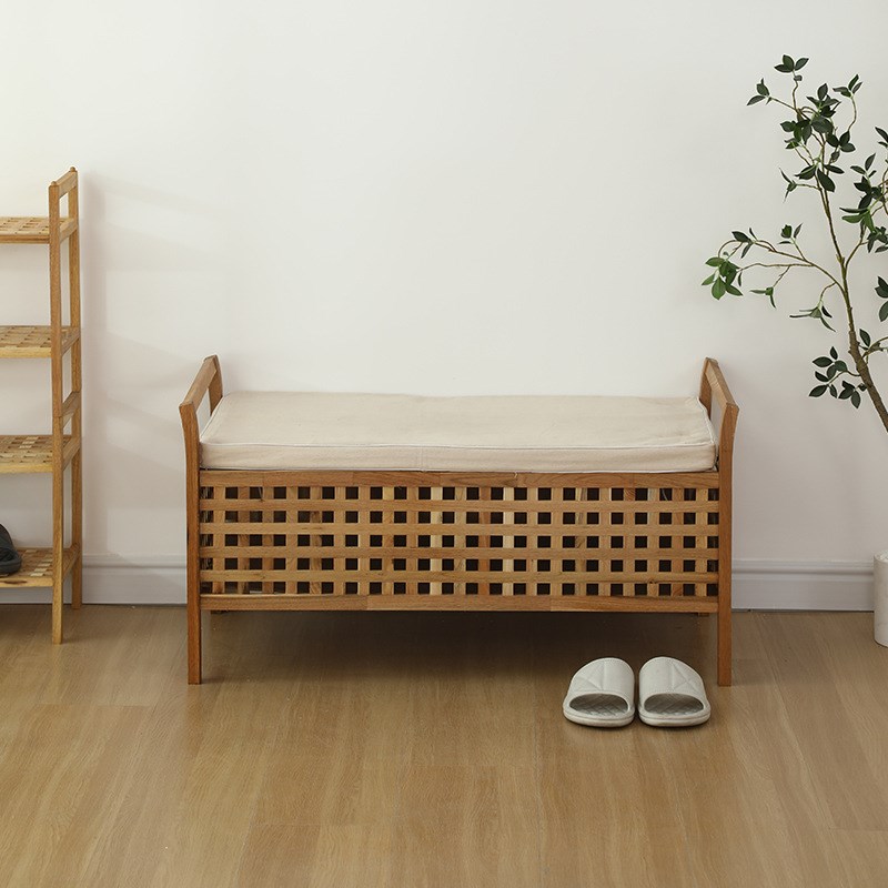 北欧双人长条凳简约楸木实木长凳原木换鞋凳玄关凳木质储物床尾凳