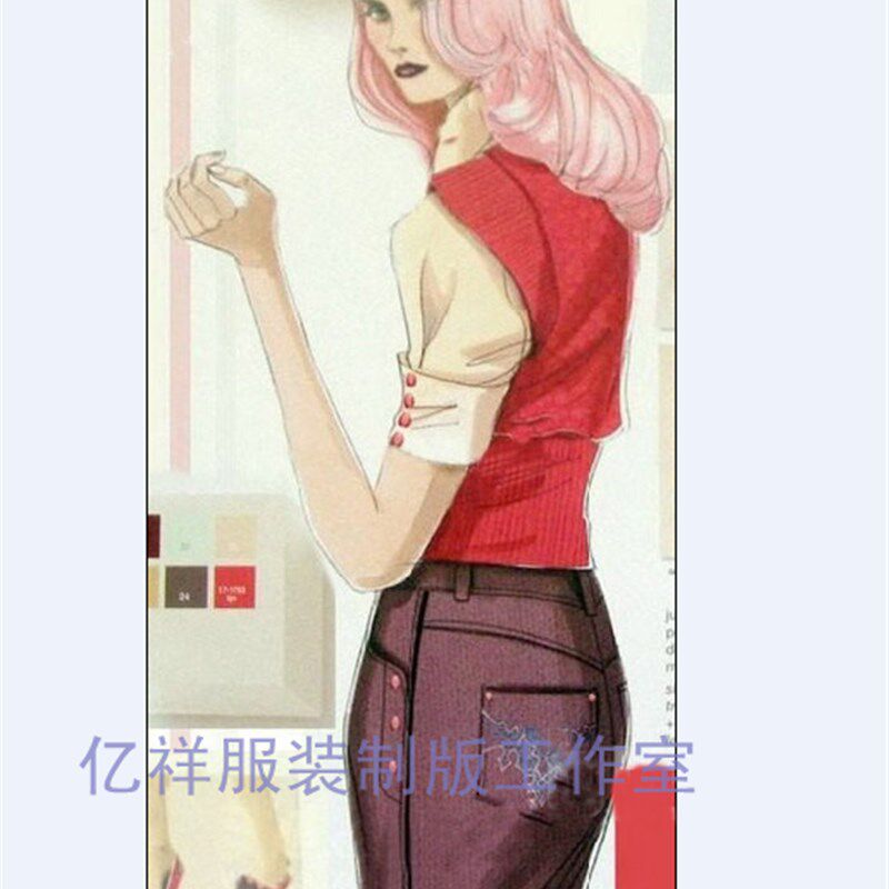 服装纸样制作CAlD制版打样电脑打版设计图手稿看图打板定制样衣