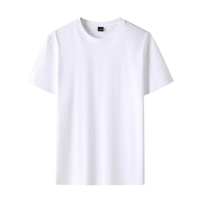 纯棉t恤短袖广告文化衫diy班服男工作服纯棉衣服印LOGO字图