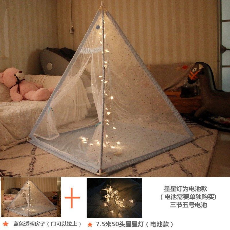 儿童帐篷印第安圣诞树房屋婴儿玩具海洋球游戏屋蚊帐宝宝分床