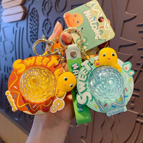 正版奶龙五彩氛围灯系列钥匙扣卡通可爱汽车配饰创意时尚包包挂件