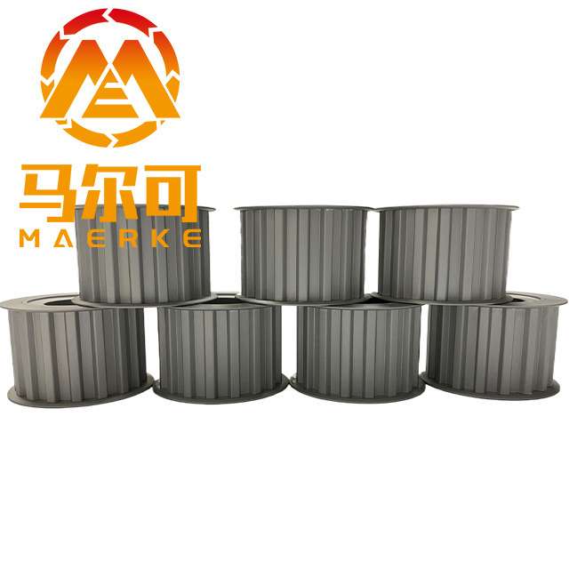 马尔可精工厂家制作 铝合金同步带轮P17-T10-A37.8-N26