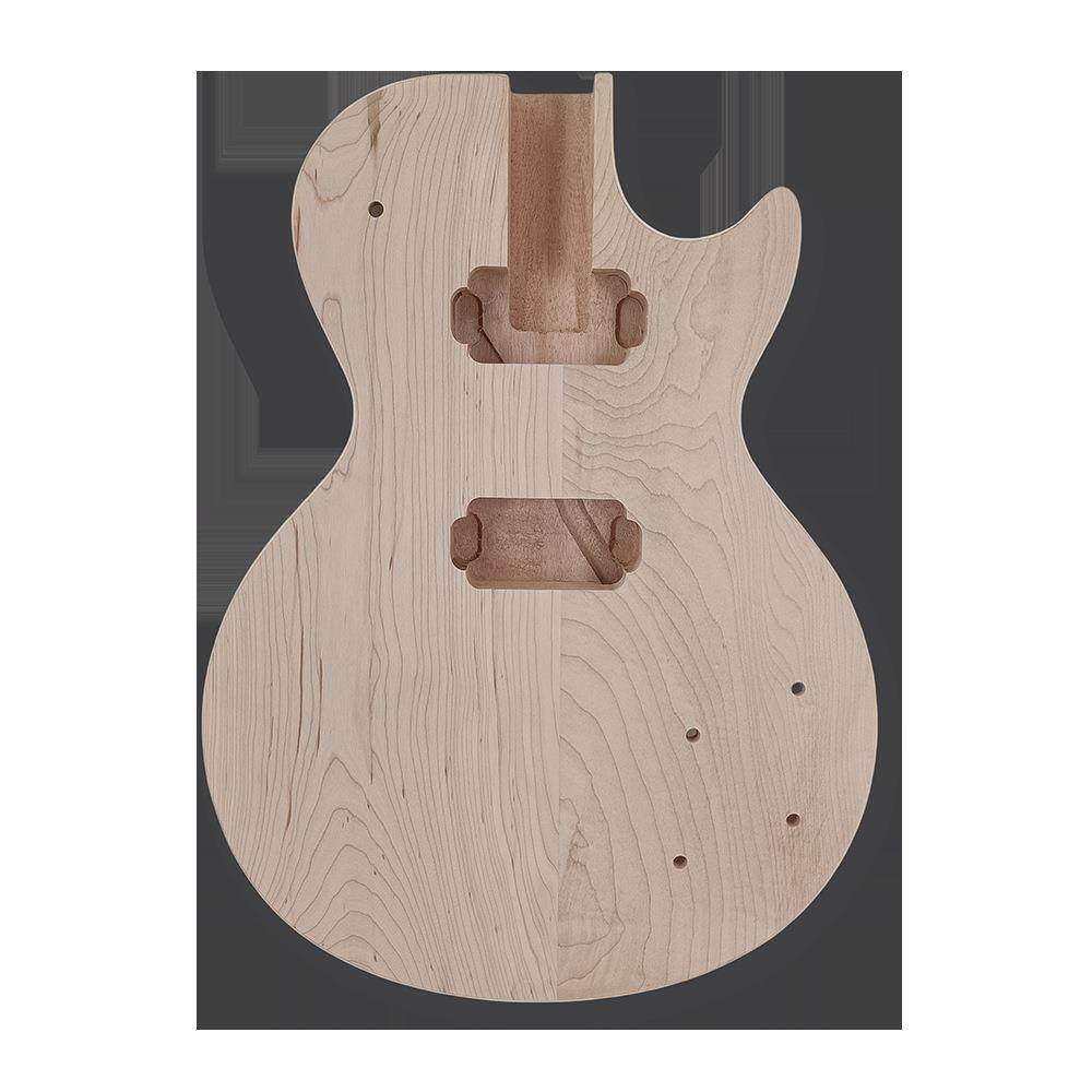 电吉他琴体半成品配件白茬配件桃花芯双拼木料贴皮电吉他琴体琴身