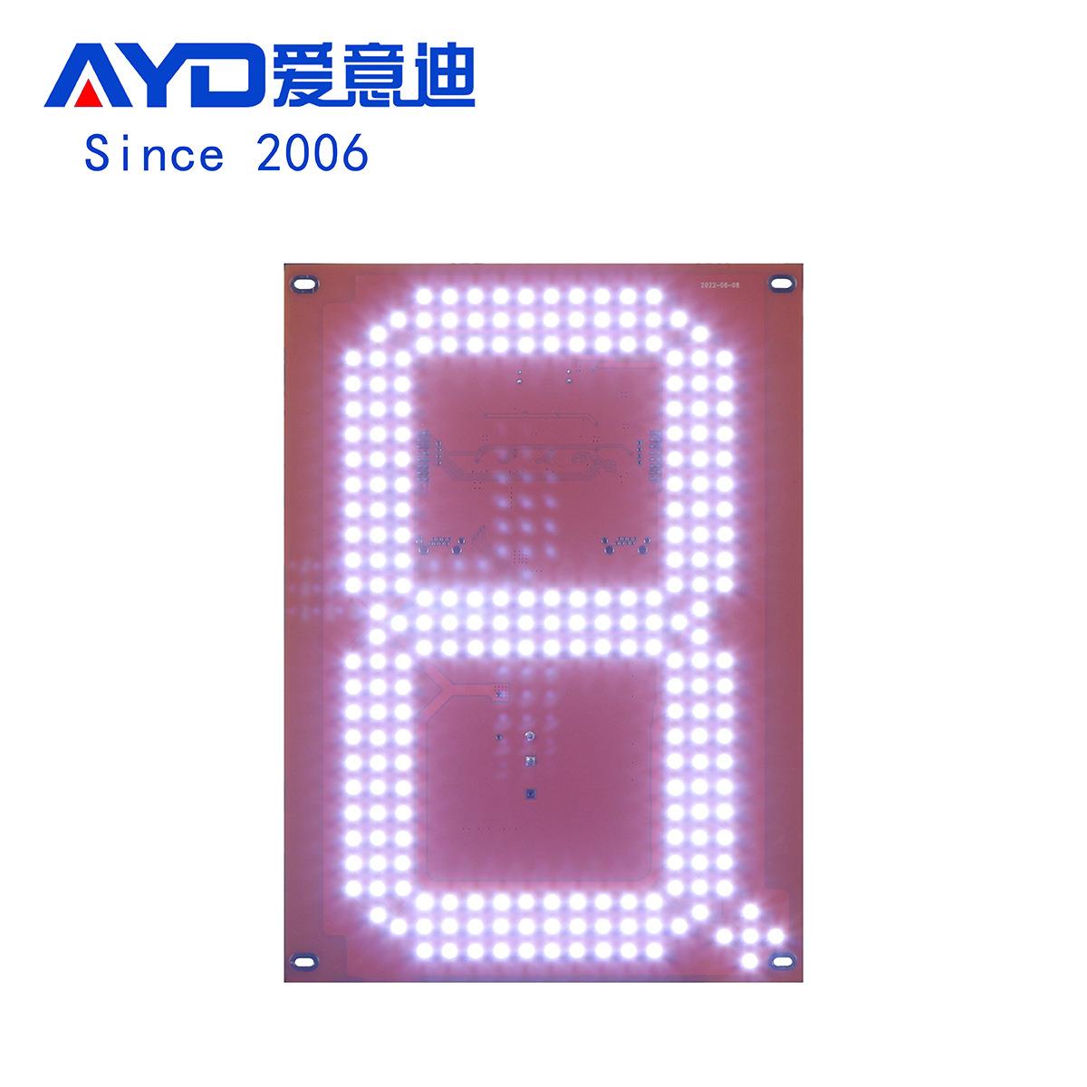 10寸LED白色数字板 加油站专用价格牌LED数字模组黄色PCB材料底板