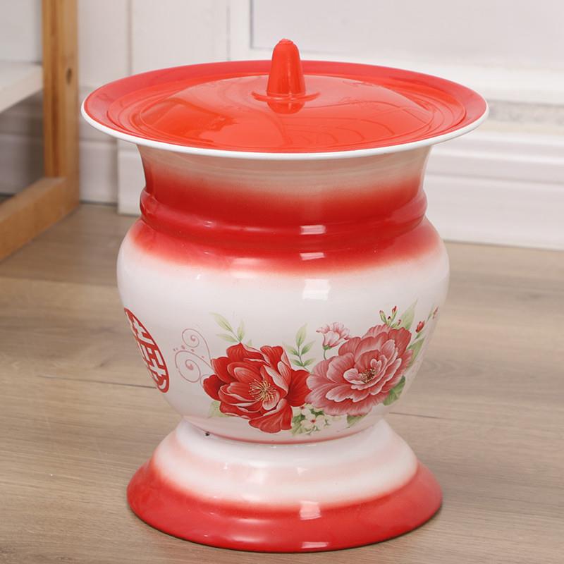 【赠运费险】搪瓷痰盂矮痰桶小孩搪瓷尿盆老人起夜桶可移动