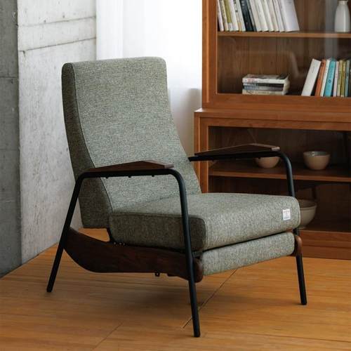 昔时功能椅中古风多功能单人沙发椅布艺客厅懒人椅休闲椅躺椅