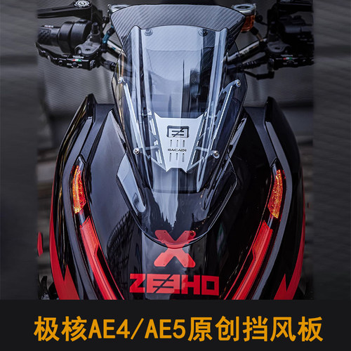 适用于极核AE4 AE4pro MAX AE5ipro前挡风板风挡罩概念款改装配件