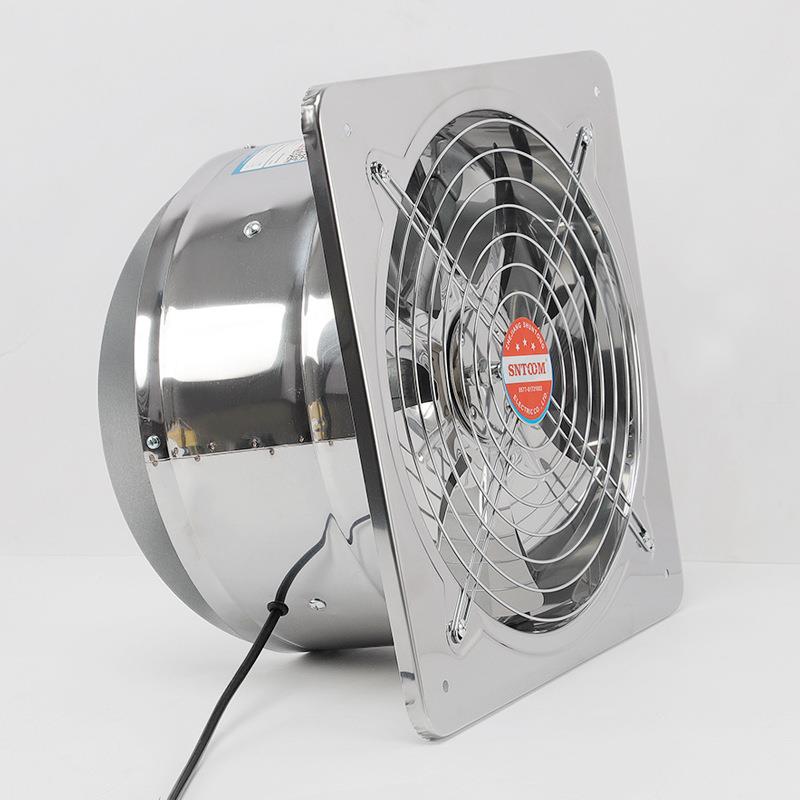 FD1-工50业轴流风机小型通风511机6寸圆筒排风扇不带止回阀锈钢叶